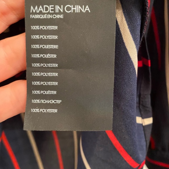 Club Monaco striped top size M - Picture 4 of 7